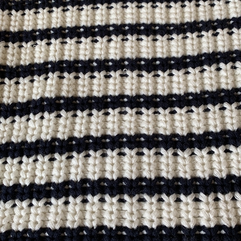 Tommy Hilfiger Women’s Chunky Striped Sweater- Large - Picture 8 of 9